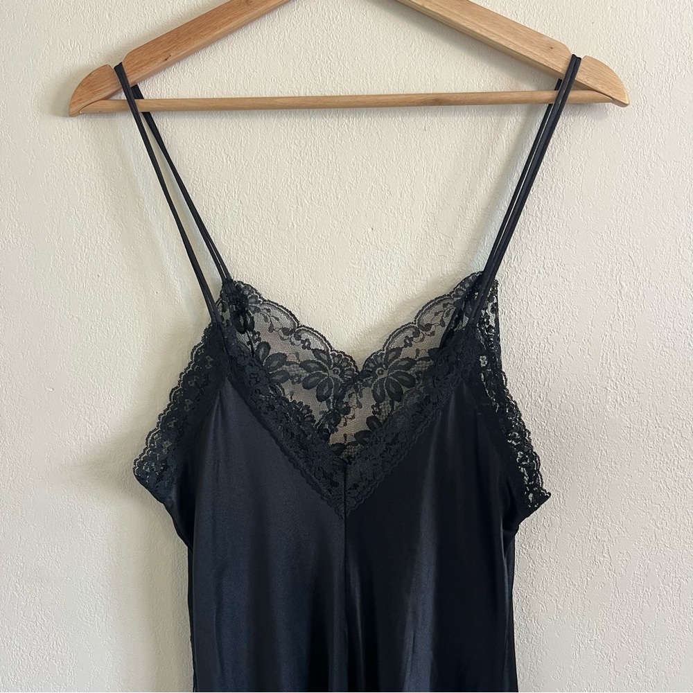 Vintage Val Mode High Slit Lace Slip - Picture 8 of 13